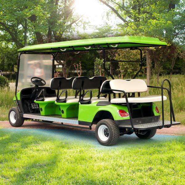Adult 8 Seater Golf Cart Optional Lithium Battery Customized Support OEM