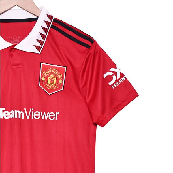 Manchester United 2022-23 Season Home Fan Version Jersey Support Group Customized Printing Number
