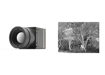 Compact Design 384x288 17μm COIN417RG3 Uncooled Thermal Camera Core with Radiometric Function