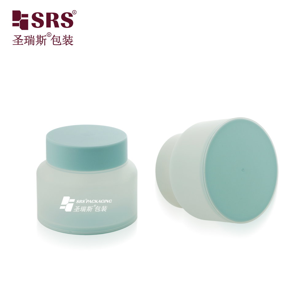 SRST Custom Logo Double Wall PP Cream Jar 30‑100g Cosmetic Packaging Container