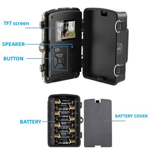 16mp 1080p Hd Trail Camera Waterproof 65 Feet Sensing Distance