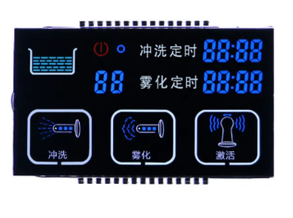 Custom VA LCD Display with Transflective/Transmissive/Reflective Polarizer and Static/Dynamic Driving Method for Pin/Zebra/FPC Connectors