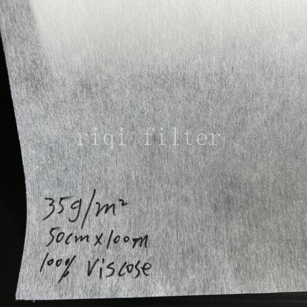 25 Micron 100% Viscose Filter Paper For Industrial Roll Grinding Machine Filter Paper