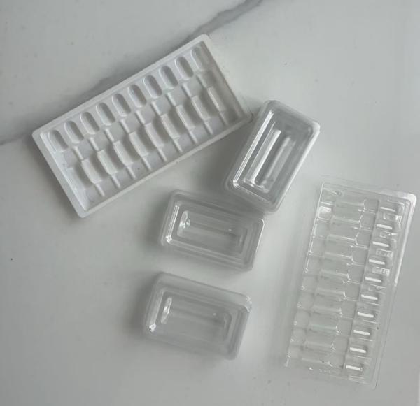 1ml 10-Piece Plastic Ampoule Tray for Pharmaceutical Packaging