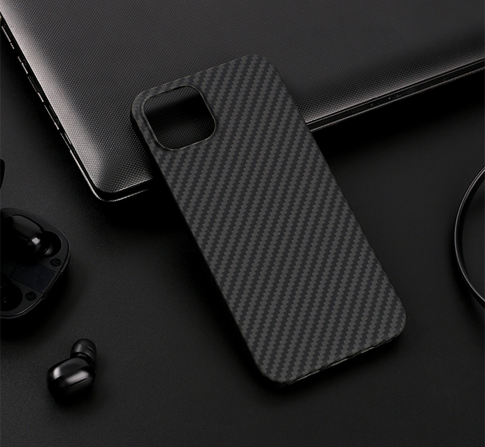 Роскошные штейновые случай волокна Aramid iPhone 13 финиша Pro