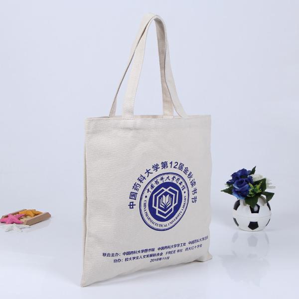 Factory supply high quality 12oz cotton canvas tote bag with printed logo