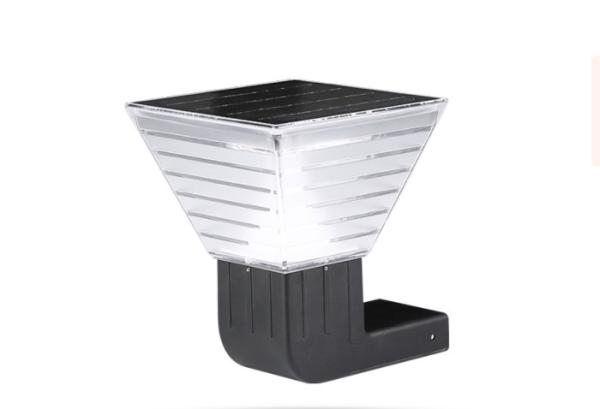 Lâmpada de parede alltop exterior IP65 impermeável 6v integrado 5W All In One LED luz solar de jardim para caminho e pátio