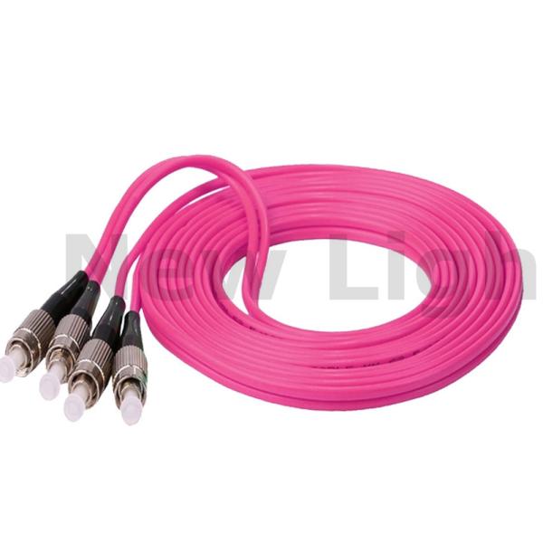 SC-SC Duplex OM4 Optical Fiber Patch Cord for High-Speed Data Transmission
