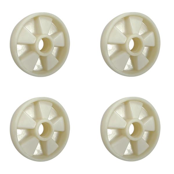 160x50mm Solid Nylon Wheels , 350kg Loading Hand Pallet Truck Wheels