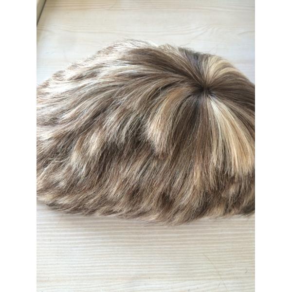 Comfortable Male Hair Piece Custom Made Hair Systems Natural Looking