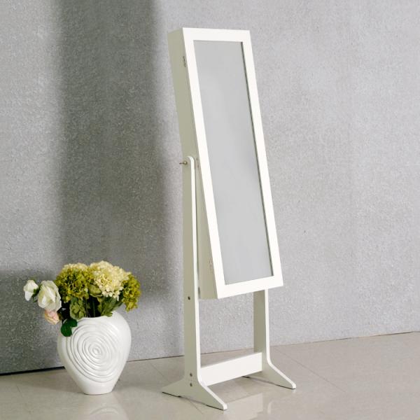 Paquete NC de KD que pinta el Armoire bloqueable de la joyería del espejo de Cheval