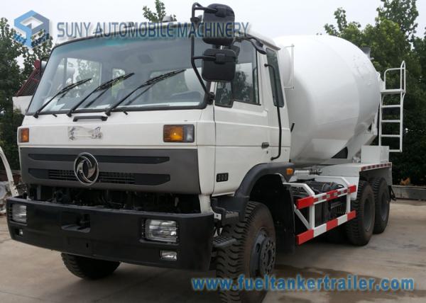 Dongfeng 153 White 10 Wheeler 8 M3 Beton Mixer Truck With 280 Hp Cummins Engine