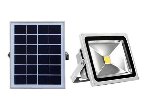 Warranty 3 Years COB Solar Powered LED Flood Light , 20W IP65 Tunnel Spotlight