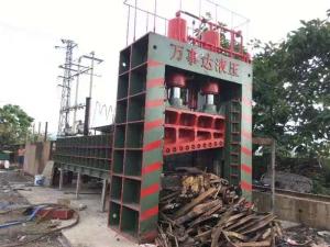 Hydraulic Gantry Shear Machine For Waste Metal With PLC Automatic Control