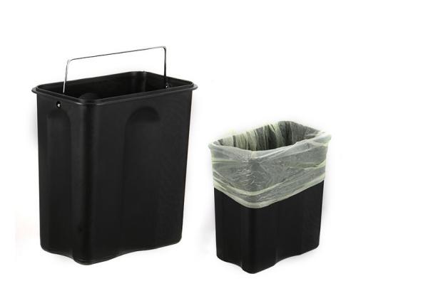 White Indoor Trash Can 5L Foot Operated Garbage Bins  Ash Container