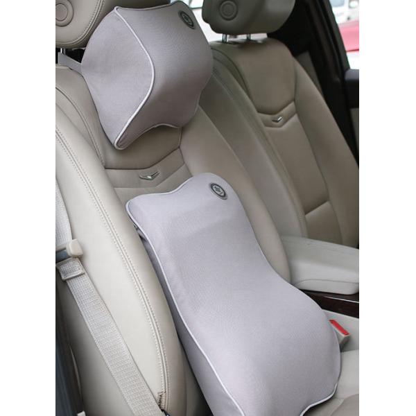Car Lumbar Support Back Cushion Headrest Neck Pillow Kit for Seat Cushion Memory Foam