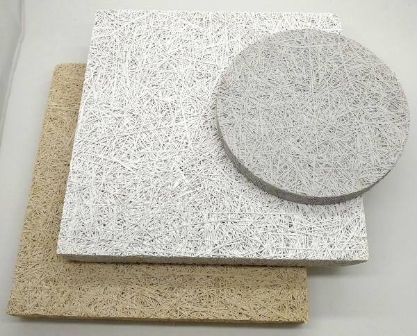 School Function Room Wood Wool Panels Acoustic Sound Absorber 25mm