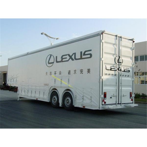 White , green , red Semi auto Transportation car trailer hauler Mechanical suspension