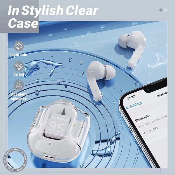 2025 New Transparent Air31 5.3 Bluetooth Earphones Smart Touch Control Wireless Earphone Air 31 Earphone