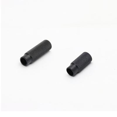 Precision CNC Machined Aluminum Parts , Custom Aluminum Parts Knurled Plug Sleeve