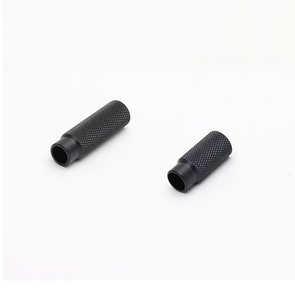 Precision CNC Machined Aluminum Parts , Custom Aluminum Parts Knurled Plug Sleeve