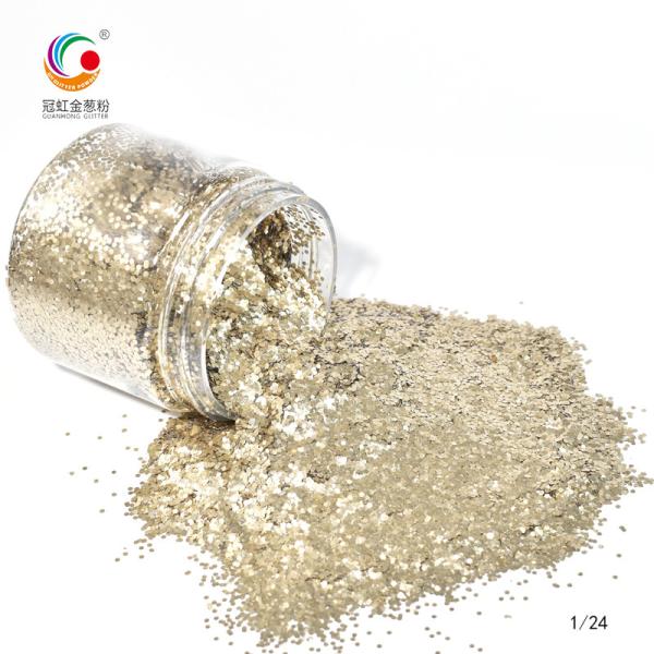 Industrial Plastic Aluminium Colored Hologram Glitter Powder For Injection Bulk