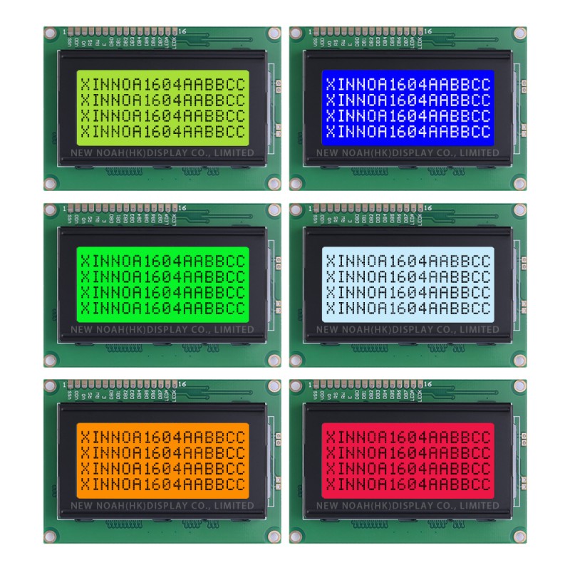 Blue Film White Letters 1604A 3.3V Character LCD Module Display Screen 16PIN Stable Supply Of Goods