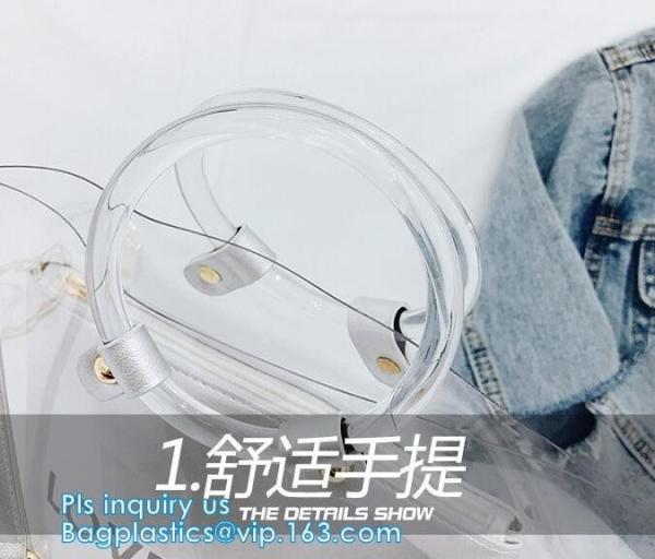 Purses PVC Vinyl Plastic Purse Bag Handbag Ladies, Summer pvc tote bag lady transparent PVC handbags, Shoulder Handbag H