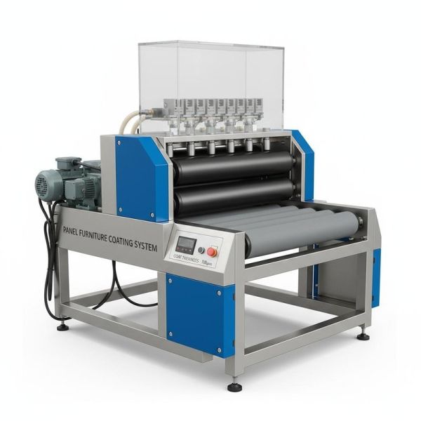 AC 110v 100mm Thick Roller Coating Equipment For Panel Furniture