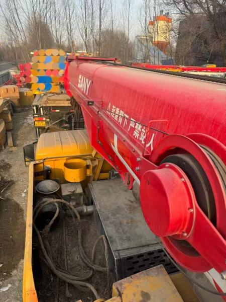2021 year Sany 80t STC800E6 with 58.5m main boom, 25.2t counterweight. 
