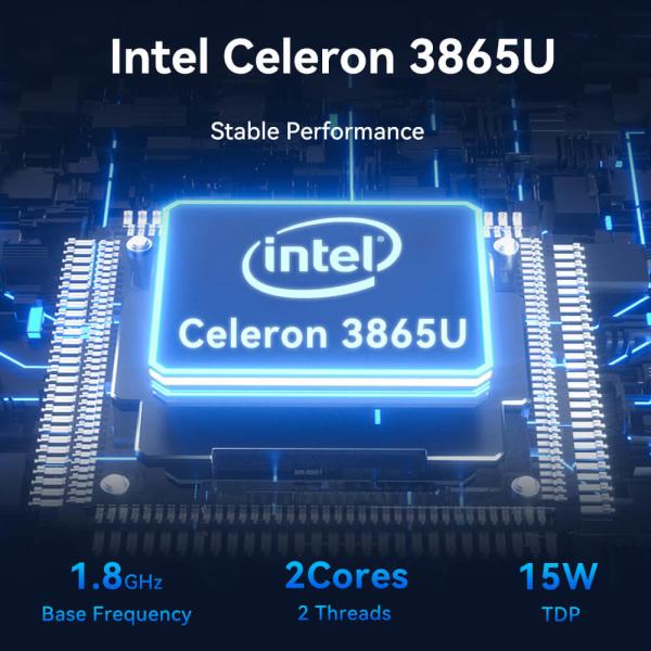 Celeron Router Mini Computer With DDR4 16GB RAM Fanless Cooling Method