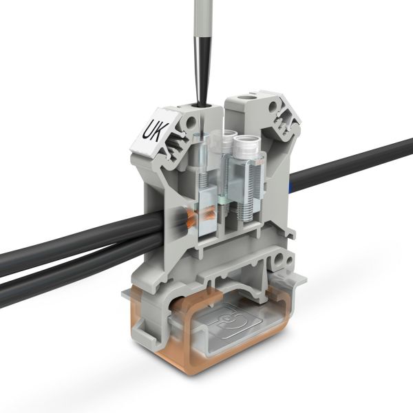 Phoenix Contact UK 6 N - Feed Through Terminal Block 3004524 Phoenix Connectors