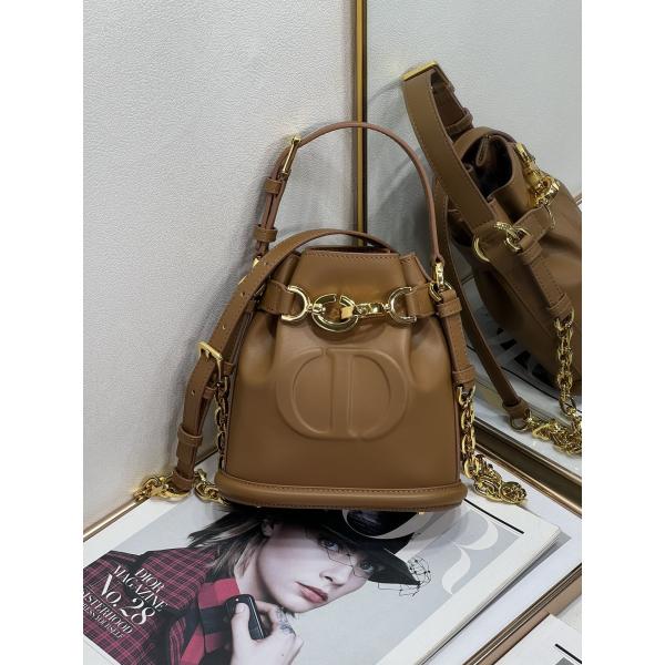 Выбитая телячья кожа сумки спорта Dior CD седловины золота сумки C'est Dior христианская