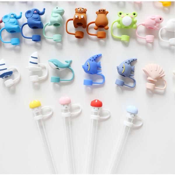 Конструкция общественного гриба 10 мм соломенный топорик для кубков для тумблера полная силиконовая соломенная крышка