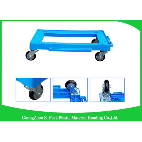 Foldable Antistatic Plastic Moving Dolly Transport Turnover For Industrial