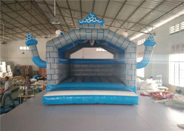 Small Size Space  Commercial Bounce House UV Resistance Soft  With Repair Kit