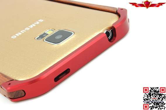 Hot Selling Aluminum+Wood Bumper For Samsung Galaxy S5 Multi Color 100% Perfect Fit