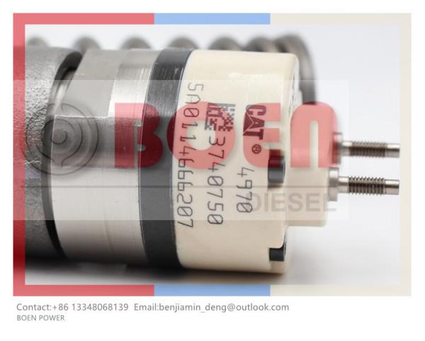 Professional Ecavator  Fuel Injectors 3740750 Silver Black Color