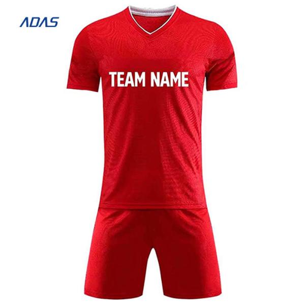 Order Custom Made Men's Soccer Uniforms Jersey For Children Team 160gram