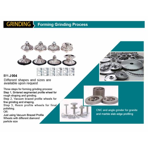 Dry Grinding Forming Grinding Vacuum Brazed Diamond Blade 125mm