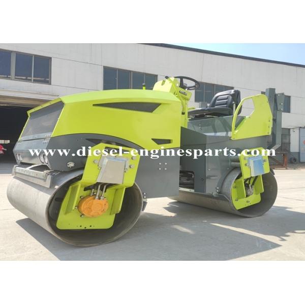 TS16949 Mini Drum Roller Hydraulic Steering Double Drum Roller