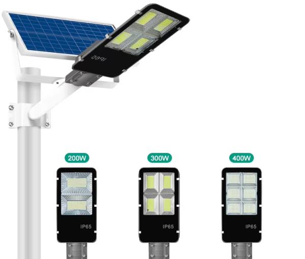 Solar Power Road Light All in Two Led 100 200 Watt Source Farola Solar Street Light