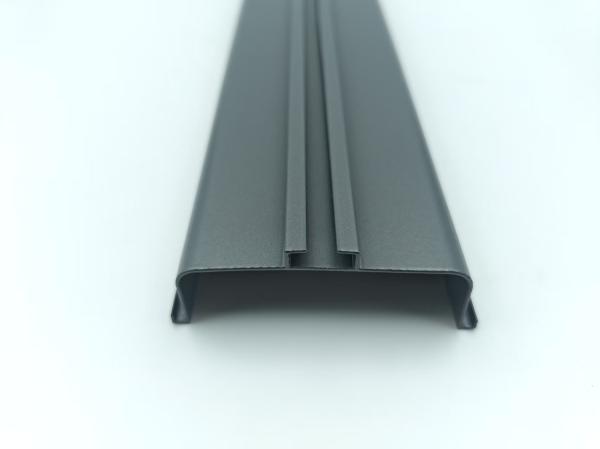 Modern Minimalist Aluminum Alloy Handle Kitchen Cabinet Door With Hidden Edge Drawers
