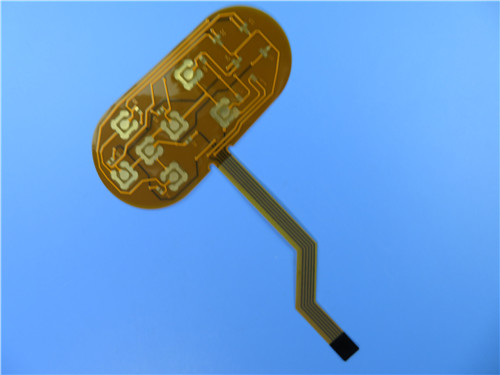 Polyimide 25um 0.2mm Flexible PCB Board For Capacitive Touch Screen