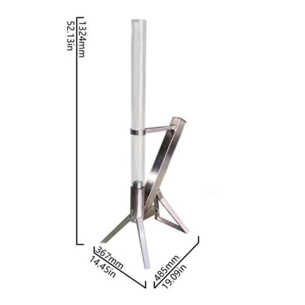 Outdoor Stainless Steel Pellet Burning Stove With High Temperature Resistant Glass