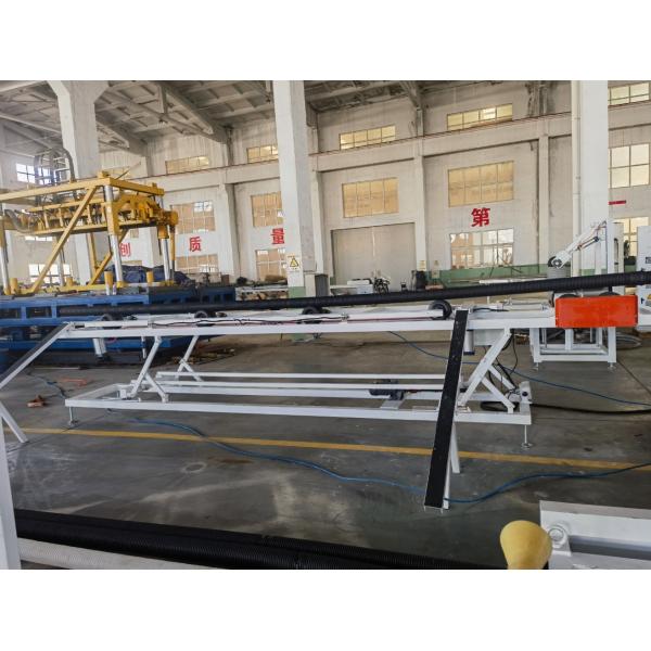 HDPE Pipe Machine Double Wall Corrugated Pipe Extrusion Line For Water Supply