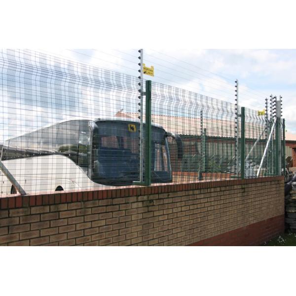Eco Friendly Rectangle Electric Security Fence Residential Corrosion Proof