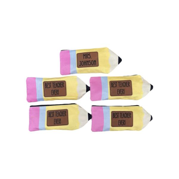 Personalized INS Style sublimation pencil pouch Compact And Portable