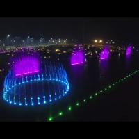Danse de l'eau Pakistan Fontaine musicale Acier inoxydable 304