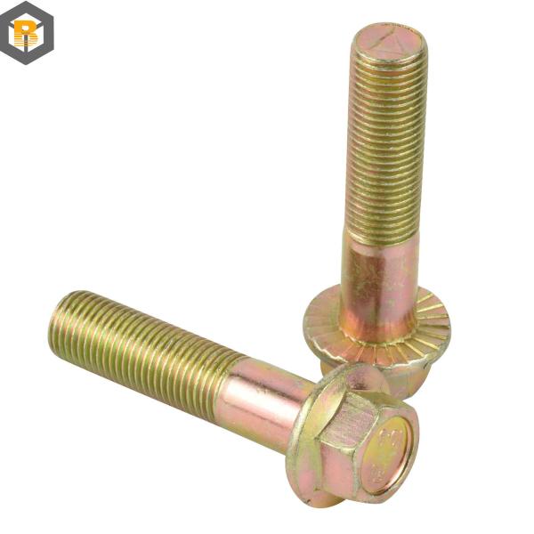 Metric Zinc Hexagon Socket Hex Head Flange Screw Bolts for Environmental BY-0501